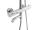REA Lungo sprchový stĺp s termostatickou batériou,hlavová,ručná sprcha Chróm P6607