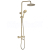 REA Lungo Diamond sprchový stĺp s termostatickou batériou,hlavová,ručná sprcha Zlatý P5960