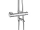 REA Lungo Diamond sprchový stĺp s termostatickou batériou,hlavová,ručná sprcha Chróm P5961