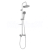 REA Luis sprchový stĺp s termostatickou batéri,hlavová,ručná sprcha,mydelnička Chróm P7007