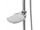 REA Luis sprchový stĺp s termostatickou batéri,hlavová,ručná sprcha,mydelnička Chróm P7007