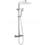 REA Tom sprchový stĺp s termostatickou batériou, hlavová, ručná sprcha Chróm P7100