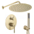 REA Argon sprchová podomietková súprava s montážnym boxom brúsené Zlato P7810