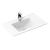 REA Dafne keramické obdĺžnikové zápustné umývadlo 62x47 cm Biele lesklé U0786