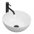 REA Stella keramické okrúhle umývadlo na dosku priemer 36 cm Biele lesklé U1878