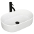 REA Alma keramické oválne umývadlo na dosku 57x36 cm Biele lesklé U0600 REA-U0600