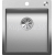Blanco vstavaný drez do roviny CLARON 500-IF/A DURINOX nerez 56x51 cm InFinoaPushControl D