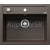 Blanco vstavaný drez DALAGO 6 SILGRANIT 61,5x51 cm s excentrom káva