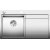 Blanco vstavaný drez do roviny DIVON II 45S-IF nerez 86x51 cm hodvábny lesk