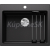 Blanco vstavaný drez ETAGON 6 SILGRANIT 60x51 cm antracit