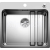 Blanco vstavaný drez do roviny ETAGON 700-IF/A nerez 74x50 cm InFino s tiahlom hodvábny le