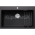 Blanco vstavaný drez ETAGON 8 SILGRANIT 78x51 cm čierna