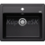 Blanco vstavaný drez LEGRA 6 SILGRANIT 58,5x50 cm čierna