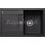 Blanco vstavaný drez METRA 5 S SILGRANIT 86x50 cm čierna