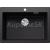 Blanco vstavaný drez PLEON 8 SILGRANIT 70x51 cm čierna