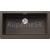 Blanco drez v rovine pod prac.dosku VINTERA XL 9-UF SILGRANIT 90x51 cm káva