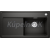 Blanco vstavaný drez ZENAR XL 6 S Compact SILGRANIT 78x51 cm InFino s excentrom čierna