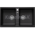 Blanco vstavaný drez ZIA 9 SILGRANIT 86x50 cm antracit