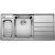 Blanco vstavaný drez do roviny AXIS III 6S-IF nerez 100x51 cm InFino s excentrom ĽAVÝ