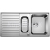 Blanco vstavaný drez do roviny CLASSIC Pro 6S-IF nerez 100x51 cm InFino s excentrom hodváb