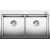 Blanco vstavaný drez do roviny DIVON II 8-IF nerez 86x51 cm hodvábny lesk