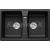 Blanco vstavaný drez LEXA 8 SILGRANIT 78x50 cm antracit