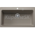 Blanco vstavaný drez NAYA XL 9 SILGRANIT 86x51 cm tartufo