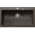 Blanco vstavaný drez NAYA XL 9 SILGRANIT 86x51 cm káva