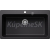 Blanco vstavaný drez NAYA XL 9 SILGRANIT 86x51 cm čierna