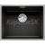 Blanco vstavaný drez do roviny SUBLINE 500-IF SteelFrame SILGRANIT 54x44 cm čierna