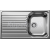 Blanco vstavaný drez TIPO 45 S nerez 86x50 cm nerez