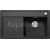 Blanco drez do roviny ZENAR 45S-F SILGRANIT 85x50 cm InFino s excentrom antracit