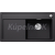 Blanco drez do roviny ZENAR 5 S-F SILGRANIT 90x50 cm InFino s excentrom čierna