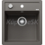 Blanco drez do roviny DALAGO 45-F SILGRANIT 45,5x50 cm s excentrom sivá vulkán