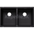 Blanco drez pod prac.dosku SUBLINE 350/350-U CU SILGRANIT 75,5x46 cm čierna