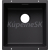 Blanco drez pod prac.dosku SUBLINE 400-U CU SILGRANIT 43x46 cm čierna