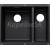 Blanco drez pod prac.dosku SUBLINE 340/160-U CU SILGRANIT 55,5x46 cm čierna 527818