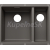 Blanco drez pod prac.dosku SUBLINE 340/160-U CU SILGRANIT 55,5x46 cm sivá vulkán 527819