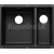 Blanco drez pod prac.dosku SUBLINE 340/160-U CU SILGRANIT 55,5x46 cm antracit 527821 ĽAVÝ