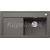 Blanco vstavaný drez ZENAR XL 6 S Compact SILGRANIT 78x51 cm InFino s excentrom sivá vulká