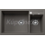 Blanco vstavaný drez METRA 9 SILGRANIT 86x50 cm sivá vulkán