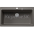 Blanco vstavaný drez NAYA XL 9 SILGRANIT 86x51 cm sivá vulkán