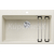 Blanco vstavaný drez ETAGON 8 SILGRANIT 78x51 cm biela soft