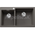 Blanco vstavaný drez PLEON 9 SILGRANIT 86x50 cm sivá vulkán