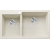 Blanco vstavaný drez PLEON 9 SILGRANIT 86x50 cm biela soft