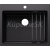 Blanco vstavaný drez ETAGON 6 CU SILGRANIT 60x51 cm čierna