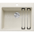 Blanco vstavaný drez ETAGON 6 SILGRANIT 60x51 cm biela soft