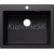 Blanco vstavaný drez PLEON 6 CU SILGRANIT 61,5x51 cm čierna