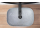 REA Livia Stone Grey keramické obdĺžnikové umývadlo na dosku 46,5x33,5 cm matné U3801 REA-