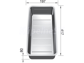 Blanco miska nerezová ANDANO nerez nerez